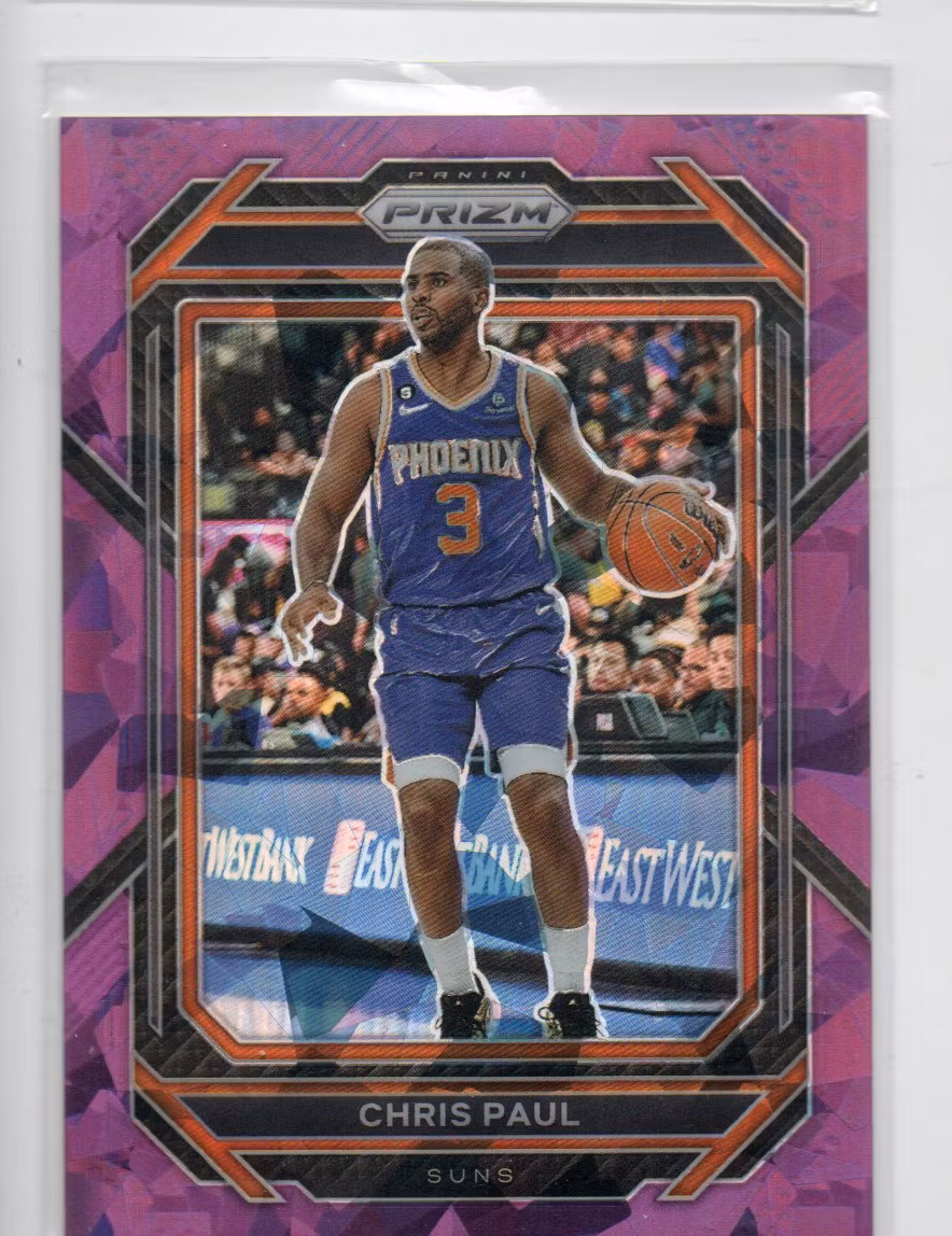 2022-23 Panini Prizm Prizms Purple Ice #117 Chris Paul (25-X173-NBASUNS)