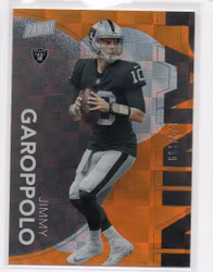 2023 Panini National Convention Orange #10 Jimmy Garoppolo (40-X176-NFLRAIDERS)