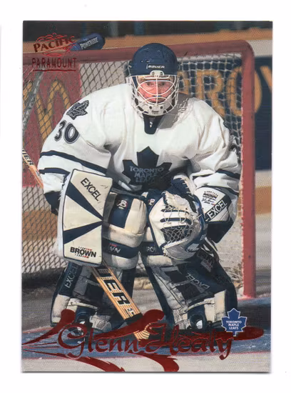 1997-98 Paramount Red #180 Glenn Healy (10-A9-MAPLELEAFS)