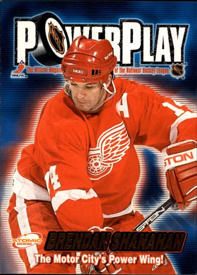 2001-02 Atomic Power Play #13 Brendan Shanahan (10-A5-REDWINGS)