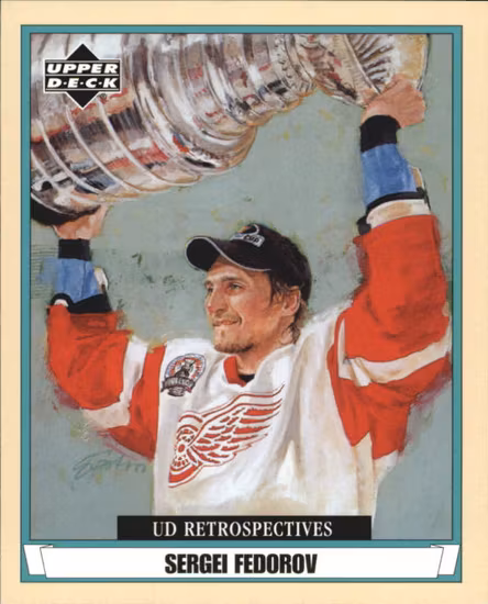 2002-03 UD Artistic Impressions Retrospectives #R33 Sergei Fedorov (12-A3-REDWINGS)