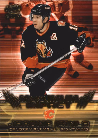 2003-04 Pacific Maximum Impact #2 Jarome Iginla (10-A4-FLAMES)