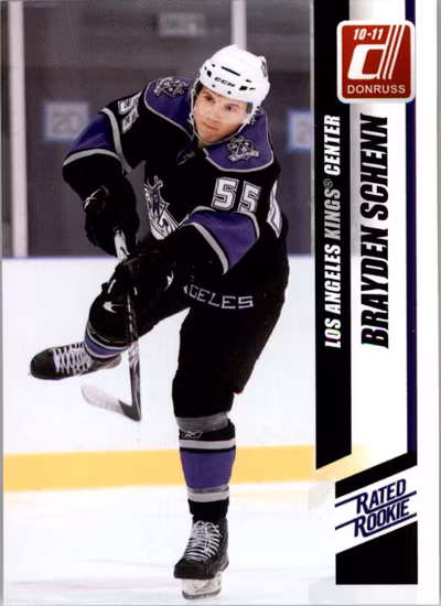 2010-11 Donruss #295 Brayden Schenn RC (25-A7-NHLKINGS)