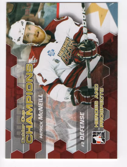 2010-11 ITG Heroes and Prospects Calder Cup Champions #CC10 Patrick McNeill (20-A12-OTHERS)