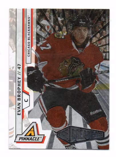 2010-11 Pinnacle Rink Collection #220 Evan Brophey (20-A12-BLACKHAWKS)