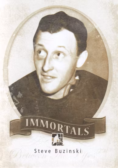 2013-14 Between the Pipes Immortals #26 Steve Buzinski (10-A7-RANGERS)