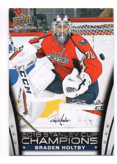 2018 Upper Deck Stanley Cup Champions #10 Braden Holtby (10-A4-CAPITALS)