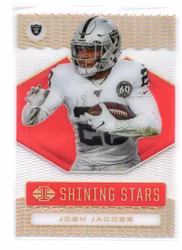 2020 Panini Illusions Shining Stars Pink #12 Josh Jacobs (20-B2-NFLRAIDERS)