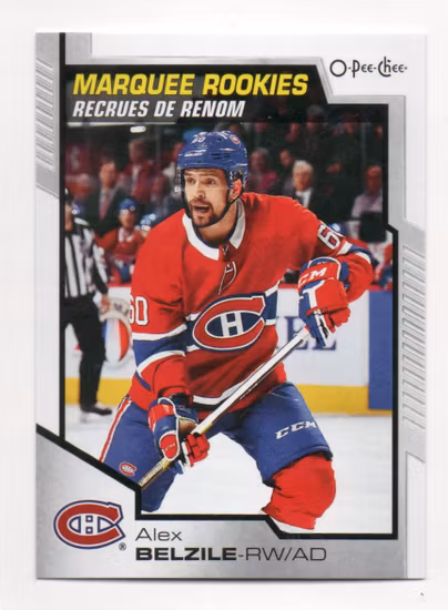 2020-21 O-Pee-Chee #645 Alex Belzile RC (10-A9-CANADIENS)