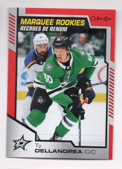 2020-21 O-Pee-Chee Red #632 Ty Dellandrea (30-A14-NHLSTARS)