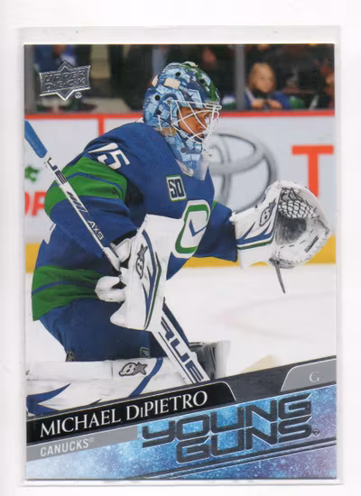 2020-21 Upper Deck #206 Michael DiPietro YG RC (40-A2-CANUCKS)