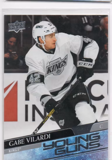 2020-21 Upper Deck #215 Gabe Vilardi YG RC (50-A4-NHLKINGS)