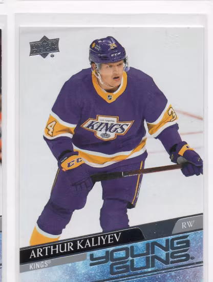 2020-21 Upper Deck #701 Arthur Kaliyev YG RC (50-A2-NHLKINGS)