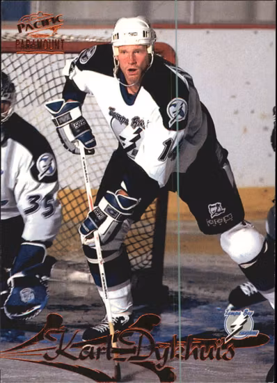 1997-98 Paramount Copper #172 Karl Dykhuis (10-B9-LIGHTNING)