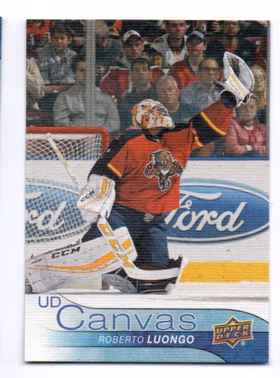 2016-17 Upper Deck Canvas #C40 Roberto Luongo (15-B3-NHLPANTHERS)