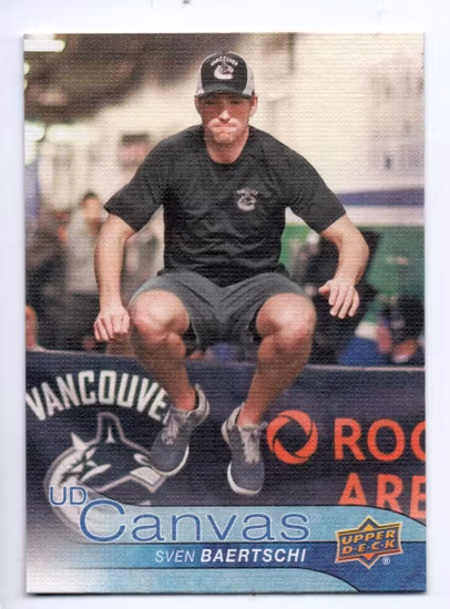 2016-17 Upper Deck Canvas #C202 Sven Baertschi (10-B9-CANUCKS)