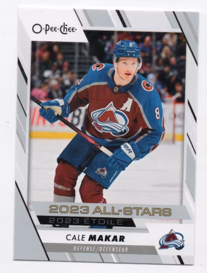 2023-24 O-Pee-Chee #525 Cale Makar AS (10-A13-AVALANCHE)