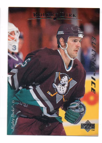 1995-96 Upper Deck Electric Ice #432 Robert Dirk (10-B15-DUCKS)