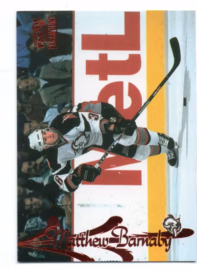 1997-98 Paramount Red #17 Matthew Barnaby (10-B15-SABRES)