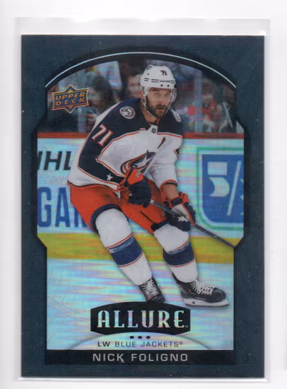2020-21 Upper Deck Allure Black Rainbow #51 Nick Foligno (15-A14-BLUEJACKETS)