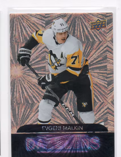 2020-21 Upper Deck Dazzlers Orange #DZ34 Evgeni Malkin (30-A15-PENGUINS)