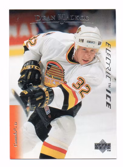 1995-96 Upper Deck Electric Ice #330 Dean Malkoc (10-B14-CANUCKS)