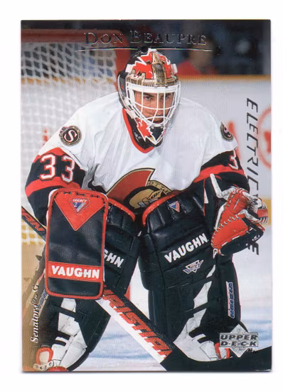 1995-96 Upper Deck Electric Ice #402 Don Beaupre (15-B14-SENATORS)