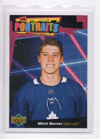 2020-21 Upper Deck UD Portraits #P33 Mitch Marner (12-A5-MAPLELEAFS)
