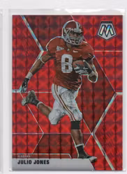 2021 Panini Mosaic Draft Picks Mosaic Red #96 Julio Jones (15-B9-NFLEAGLES)