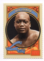 2014 Panini Golden Age Box Bottoms Black Back #5 Jack Johnson (10-B8-OTHERS)