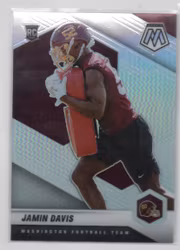 2021 Panini Mosaic Rookie Variations Silver #364 Jamin Davis (10-B4-NFLREDSKINS)