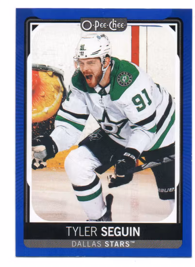 2021-22 O-Pee-Chee Blue #14 Tyler Seguin (12-A15-NHLSTARS)