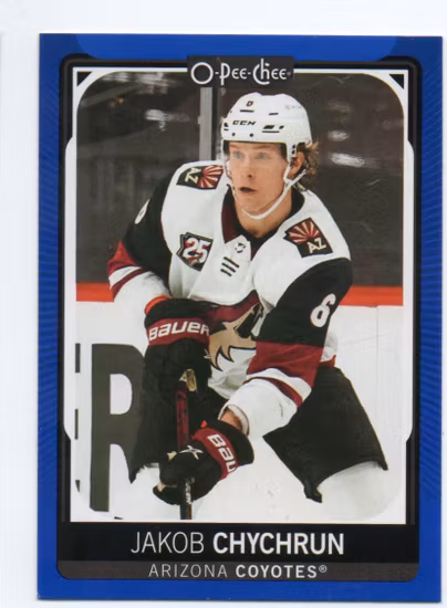 2021-22 O-Pee-Chee Blue #156 Jakob Chychrun (12-A7-COYOTES)