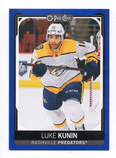 2021-22 O-Pee-Chee Blue #164 Luke Kunin (10-A15-PREDATORS)