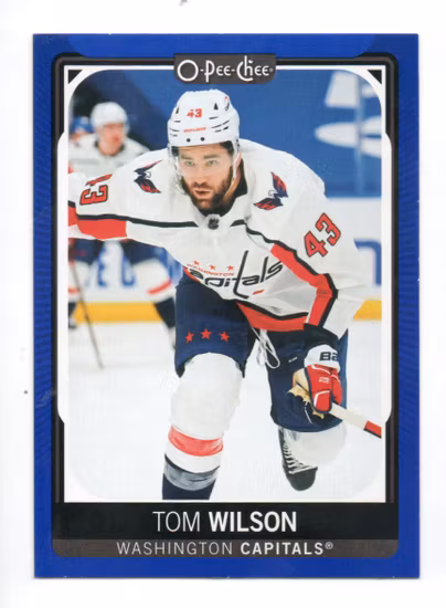 2021-22 O-Pee-Chee Blue #167 Tom Wilson (12-A15-CAPITALS)
