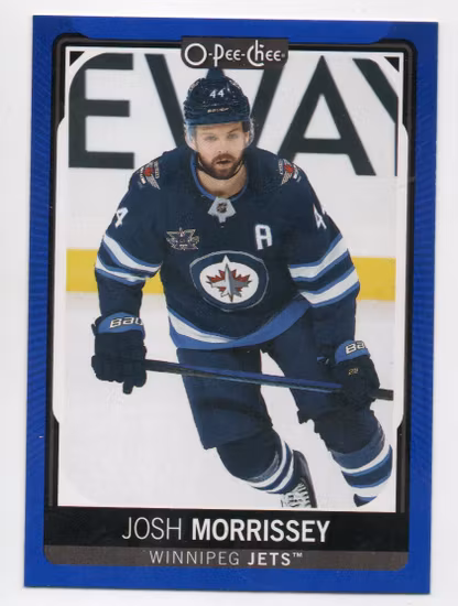 2021-22 O-Pee-Chee Blue #173 Josh Morrissey (10-A5-NHLJETS)