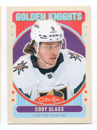 2021-22 O-Pee-Chee Retro #83 Cody Glass (10-A15-GOLDENKNIGHTS)