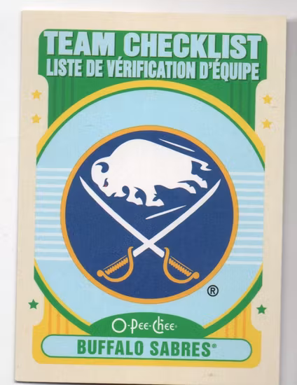 2021-22 O-Pee-Chee Retro #554 Buffalo Sabres (10-A7-SABRES)