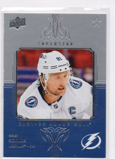2021-22 Upper Deck Honor Roll #HR27 Steven Stamkos (15-A15-LIGHTNING)
