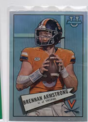 2022 Bowman Chrome University '52 Bowman #52BF29 Brennan Armstrong (10-B9-NFLOTHERS)