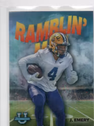 2022 Bowman Chrome University Ramblin Man #RM7 John Emery (10-B9-NFLOTHERS)