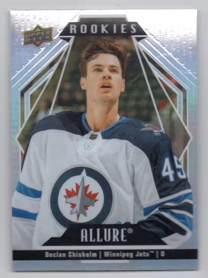 2022-23 Upper Deck Allure #103 Declan Chisholm RC (10-A8-NHLJETS)
