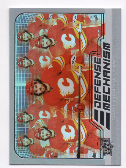2022-23 Upper Deck Defense Mechanism #DM23 Rasmus Andersson (10-A12-FLAMES)