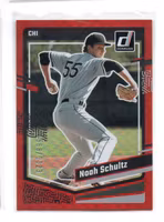 2023 Donruss Holo Red #126 Noah Schultz (20-B2-MLBWHITESOX)