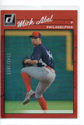 2023 Donruss Holo Red #246 Mick Abel RETRO (15-B5-MLBPHILLIES)