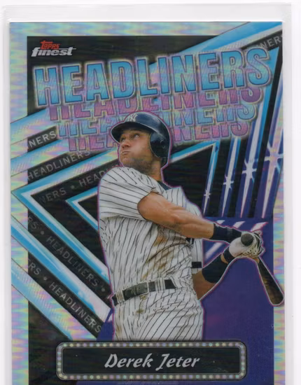 2023 Finest Finest Headliners #FH15 Derek Jeter (15-B10-MLBYANKEES)