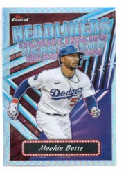 2023 Finest Finest Headliners #FH18 Mookie Betts (20-B10-MLBDODGERS)