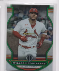 2023 Topps Tribute Green #38 Willson Contreras (20-B10-MLBCARDINALS)