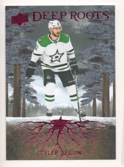 2023-24 Upper Deck Deep Roots Purple #DR46 Tyler Seguin (60-B5-NHLSTARS)