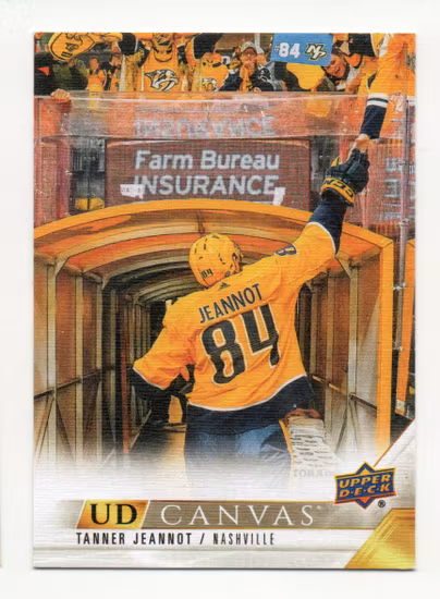 2022-23 Upper Deck UD Canvas #C47 Tanner Jeannot (10-B3-PREDATORS)